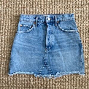 Agolde Quinn jean skirt